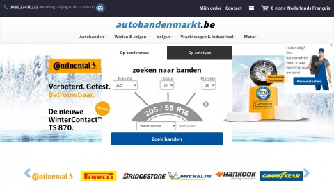 Reviews over Autobandenmarkt.be