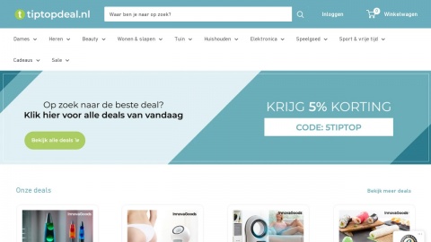Reviews over Tiptopdeal.nl