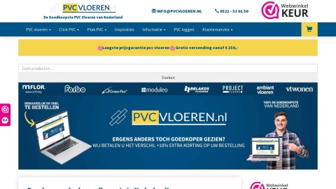 Reviews over PVCvloeren.nl