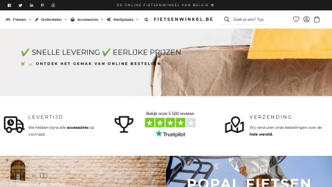 Reviews over Fietsenwinkel.be