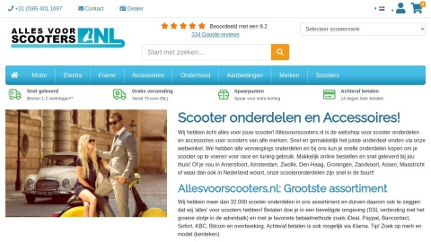 Reviews over Allesvoorscooters.nl