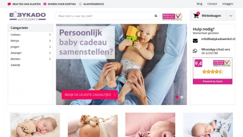 Reviews over Babykadowinkel.nl