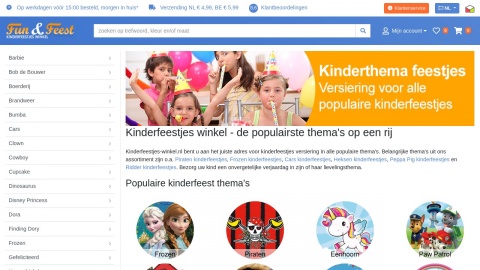 Reviews over Kinderfeestjes-winkel.nl