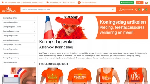 Reviews over Koningsdag-winkel.nl