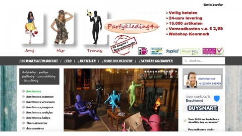 Reviews over Partykleding4u.nl